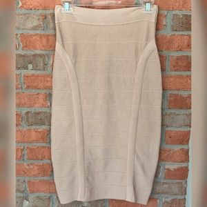 Bebe midi bandage pencil skirt